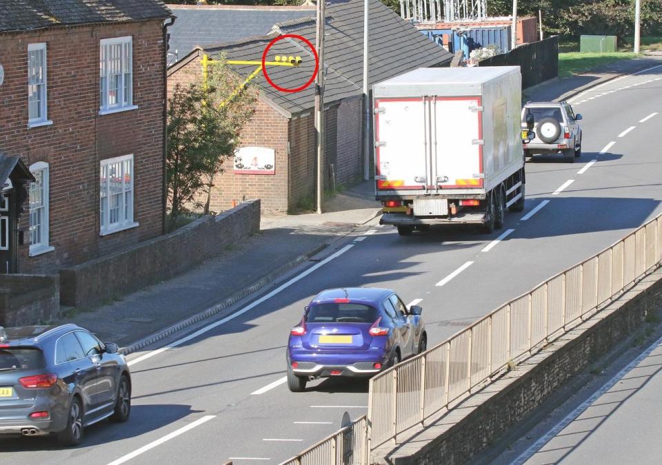  The 72-year-old wanted to deter drivers on the A1 from speeding