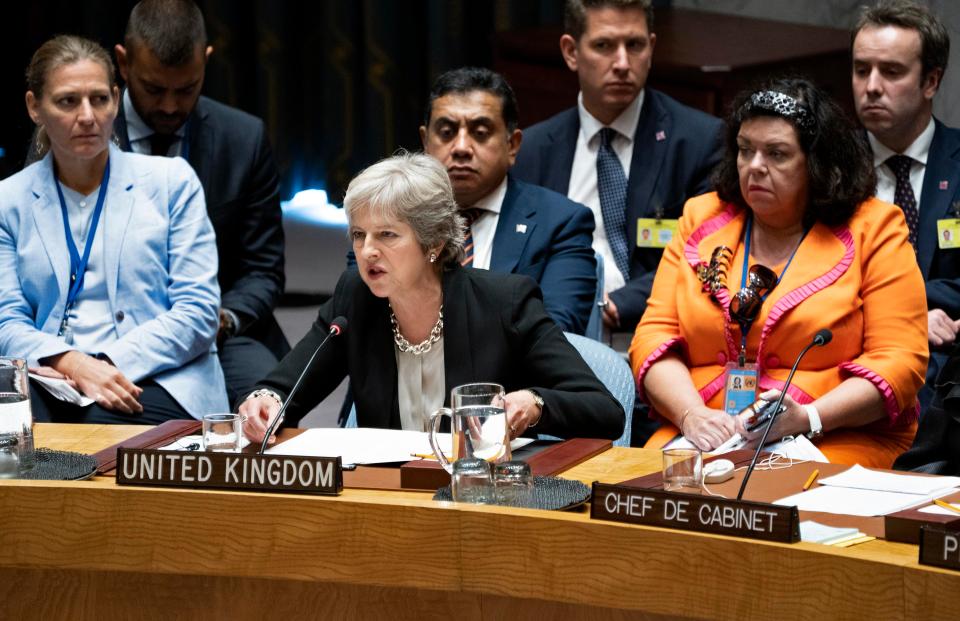  She said the UK has taken "appropriate action" over the Salisbury poisoning incident