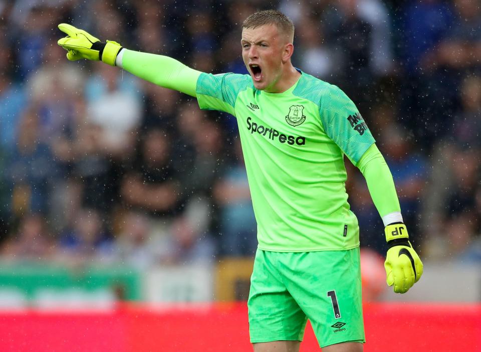  The goalie has committed himself to Everton until 2024