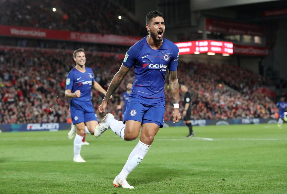  Hazard's goal came five minutes after Emerson's dramatic equaliser