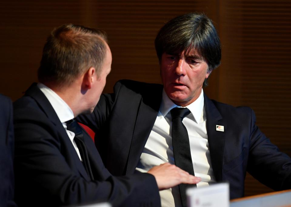  Germany manager Joachim Low was in attendance in Switzerland