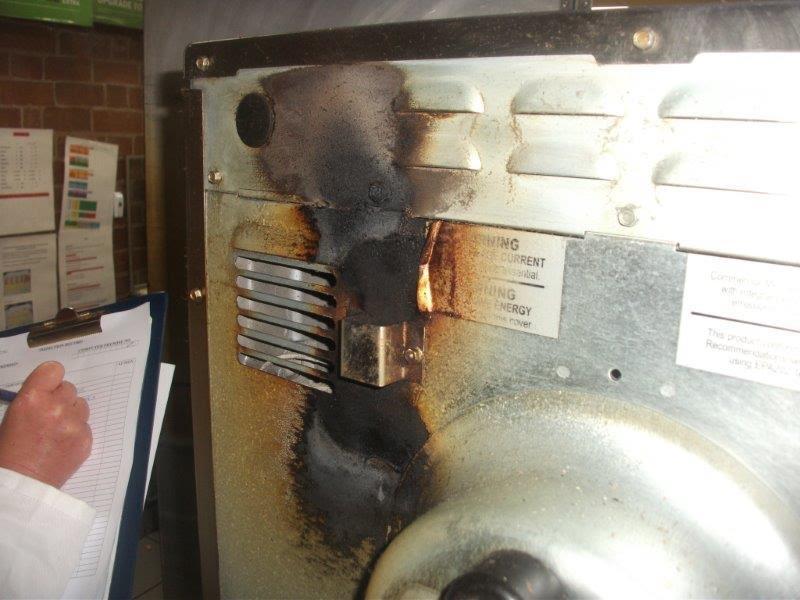  Inspectors were initially tipped off after a complaint about a lack of hot water due to a  problem with the boiler