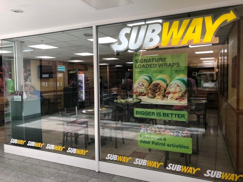  The Subway branch in St Stephen's Shopping Centre was closed voluntarily