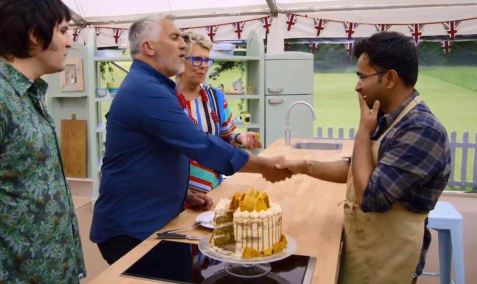  Paul uses the gesture as praise for perfect bakes but has faced backlash this year for handing them out 'all over the shop'