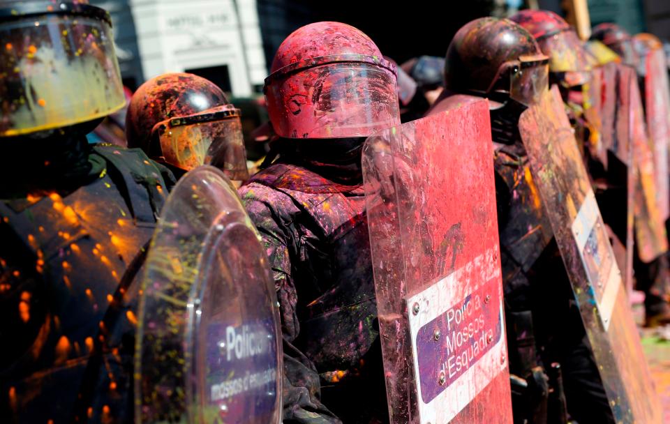  The protest comes just before the anniversary of the controversial independence referendum