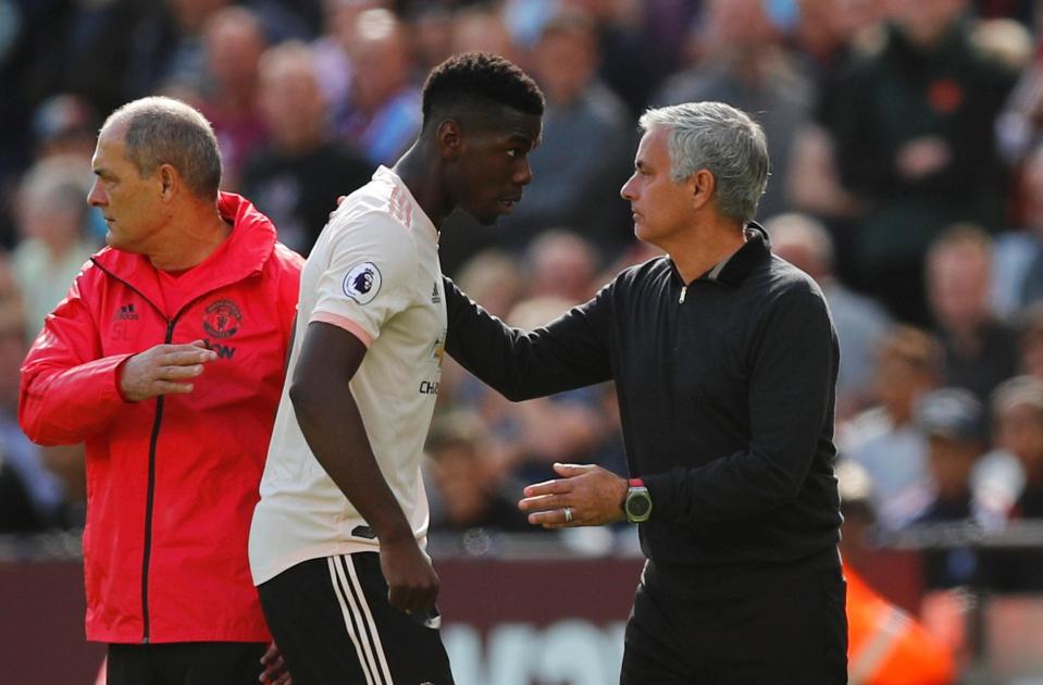  Paul Pogba, left, wants to leave United for either Barcelona or Real Madrid