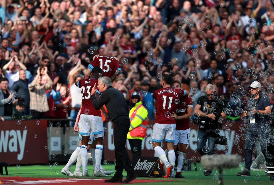  West Ham ripped Man United to shreds in a 3-1 win at the London Stadium