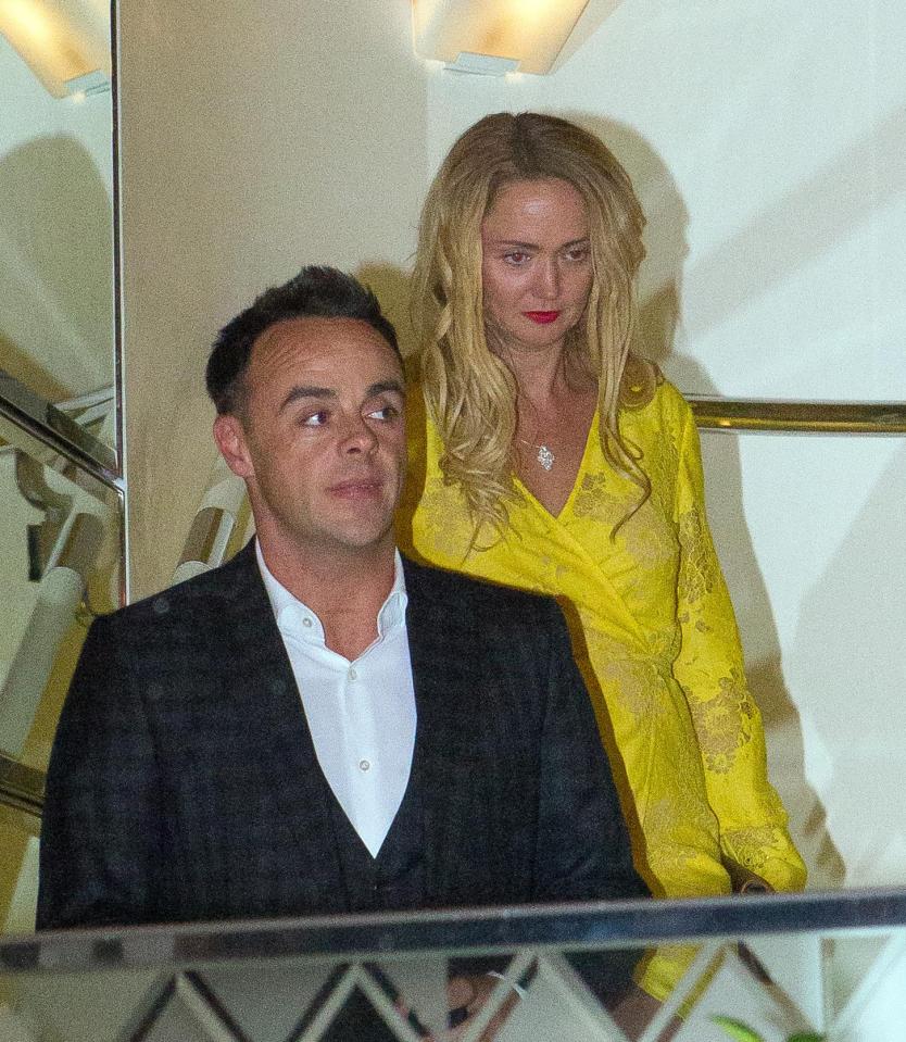  Ant McPartlin and girlfriend Anne-Marie Corbett dressed to impress as they enjoyed a romantic date last night at London's Ivy Club