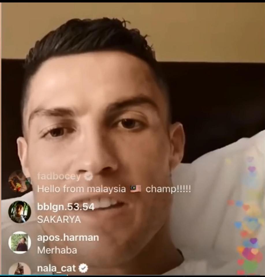  Ronaldo denied the allegations in a video on his Instagram