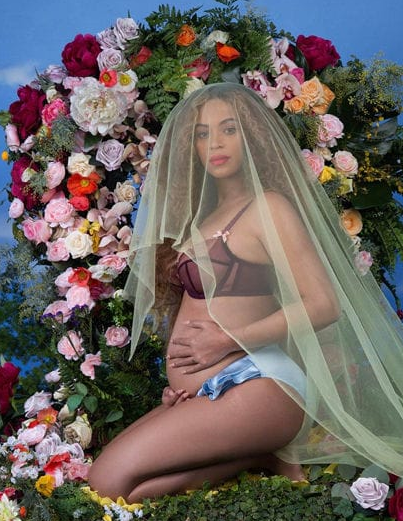  Beyonce shared this beautiful image while she was pregnant