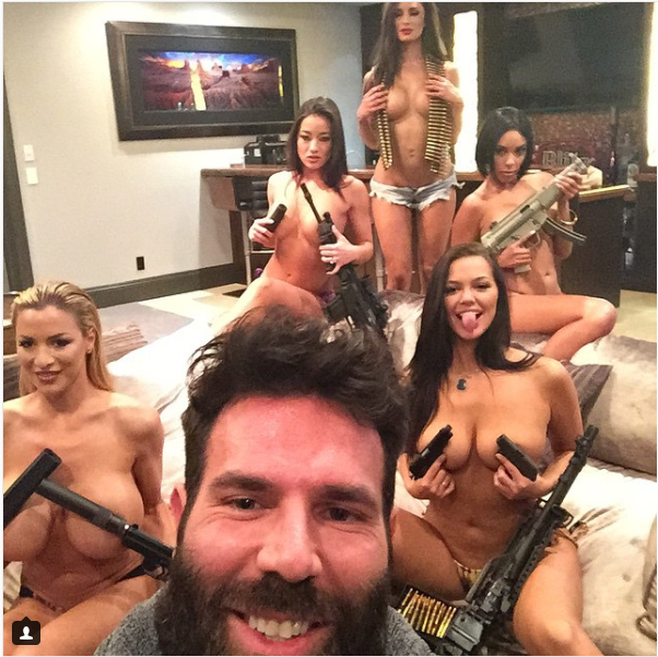 Bilzerian's social media feeds are full of guns and naked women