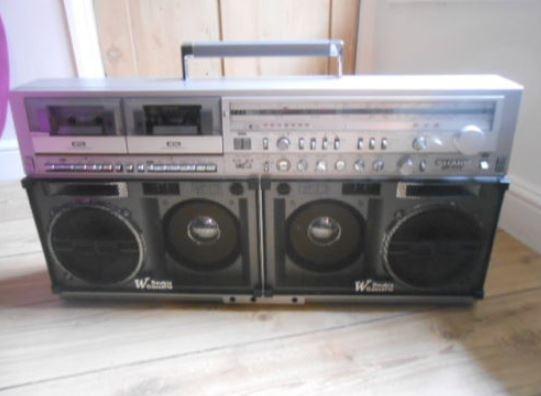  A double cassette recorder boombox is selling for more than £800 on eBay