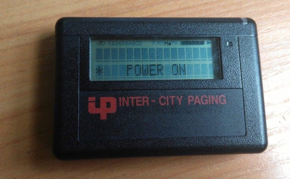  A retro radio pager will fetch around £40 on eBay