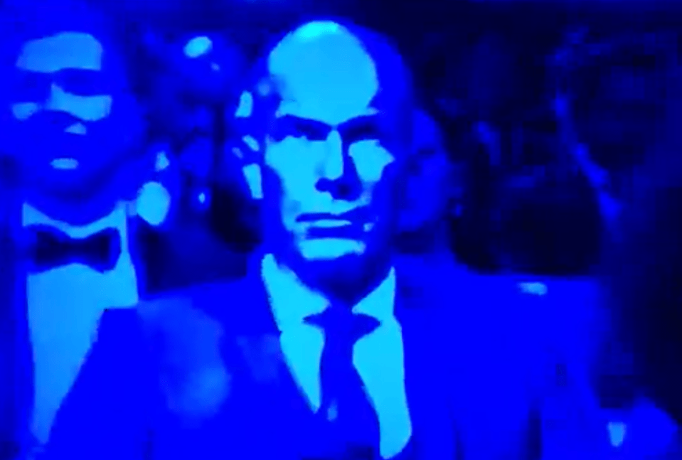  Zinedine Zidane looked stony faced as Big Shaq played