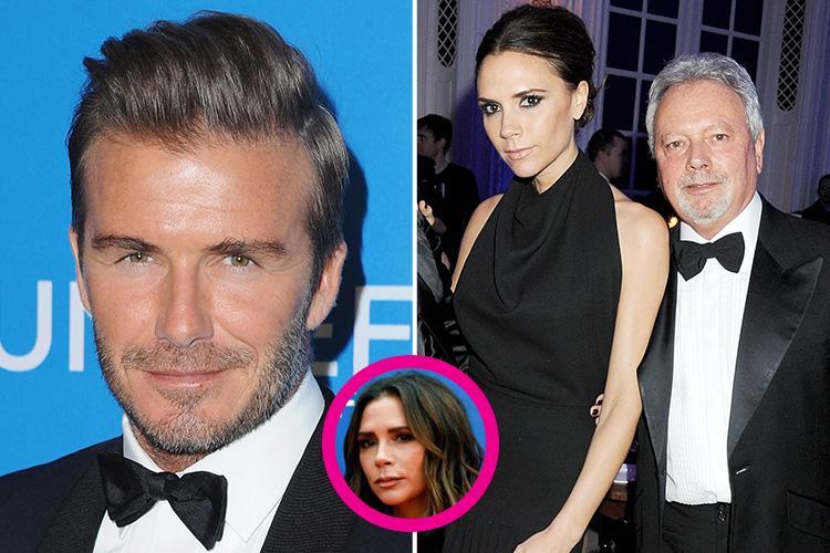  David Beckham looking as dapper as VB's dad, Anthony