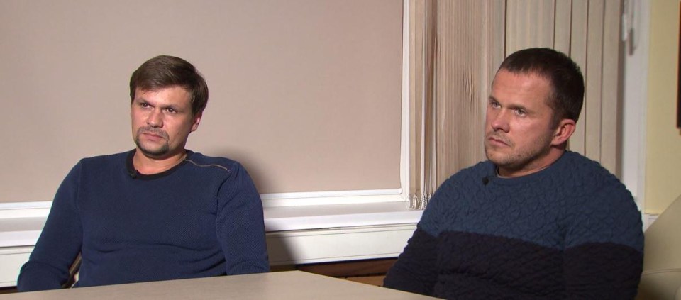 The alleged assassins today bizarrely claimed they visited Salisbury as tourists in their first interview