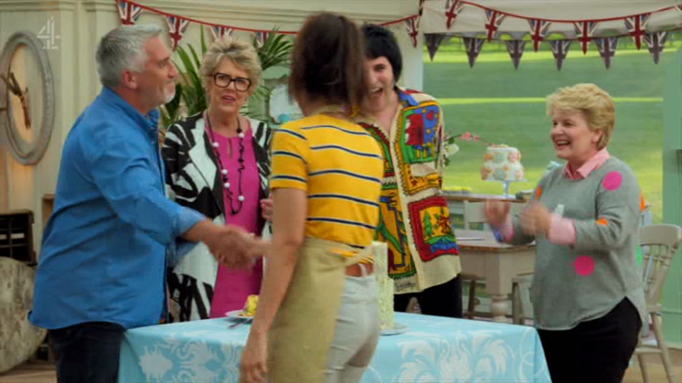  Ruby got a handshake from Bake Off judge Paul Hollywood for her cake