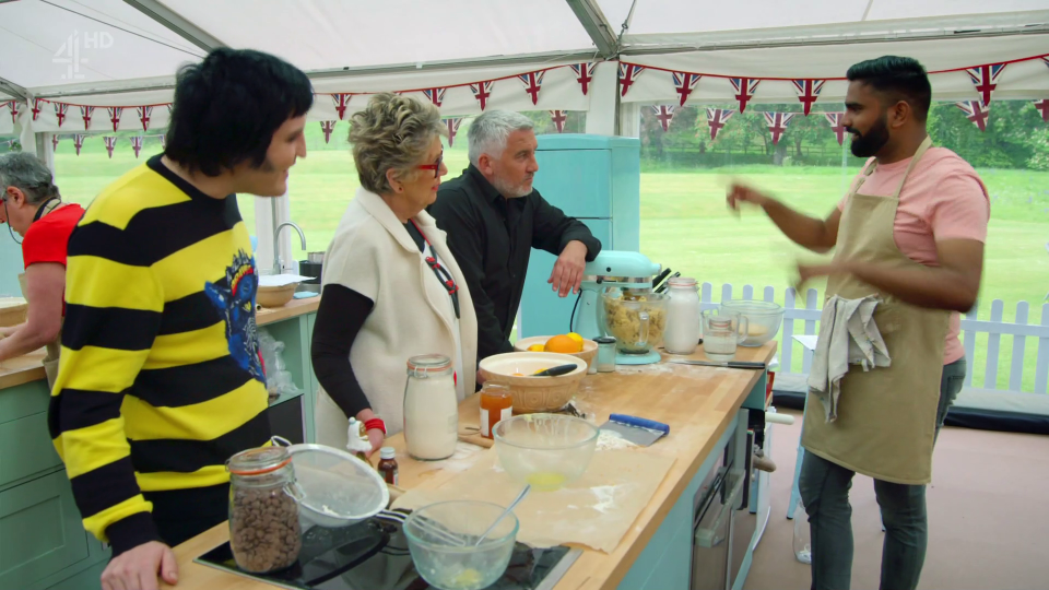  Antony failed to impress the judges with his Chelsea buns and yeast-free naan breads