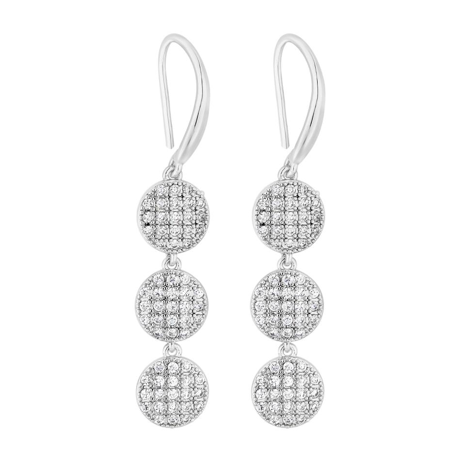  Add some bling with drop diamanté earrings from Jon Richard