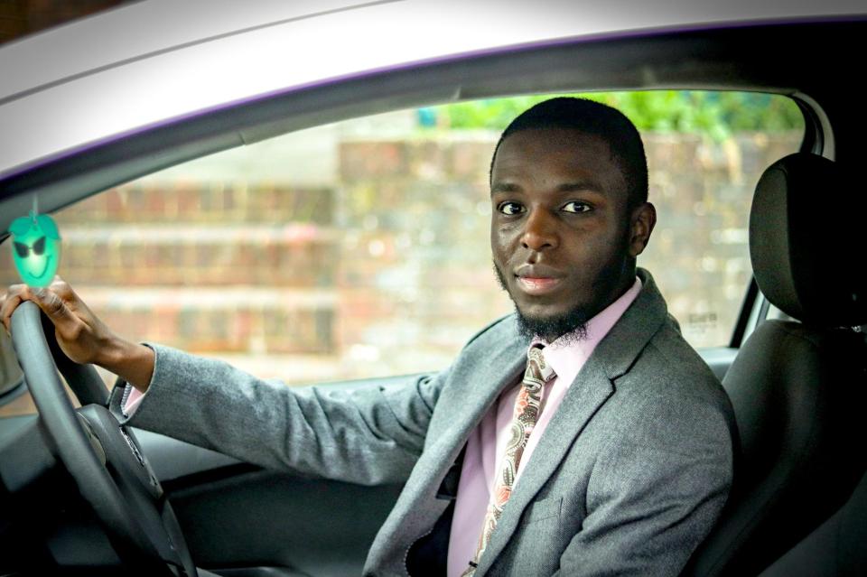  Edward Turay has made more than £3,000 in two years by hiring out his car