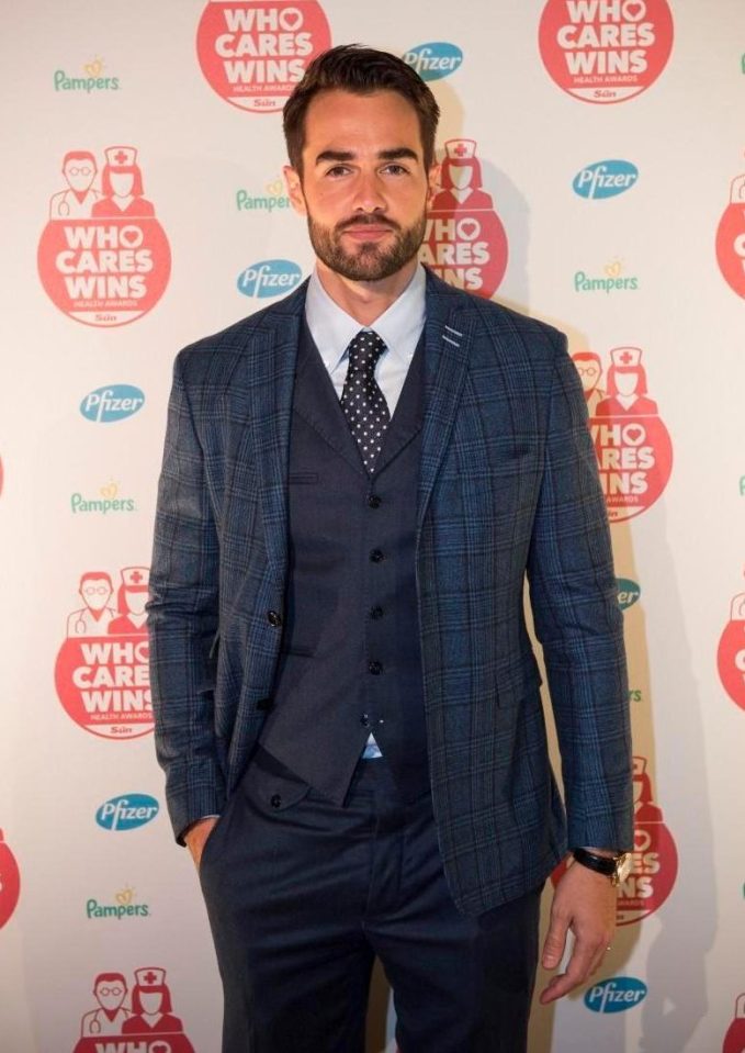  Paul attended The Sun’s Who Cares Wins health awards last night where he looked handsome in a navy suit