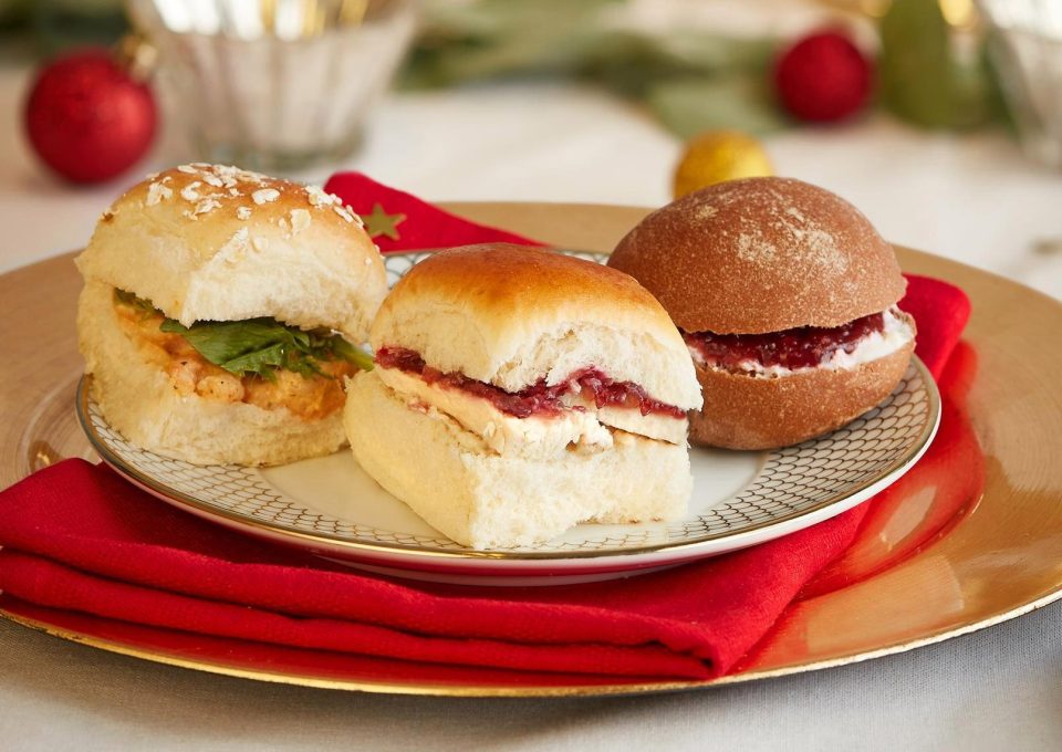  Tesco is selling a trio of festive mini-rolls