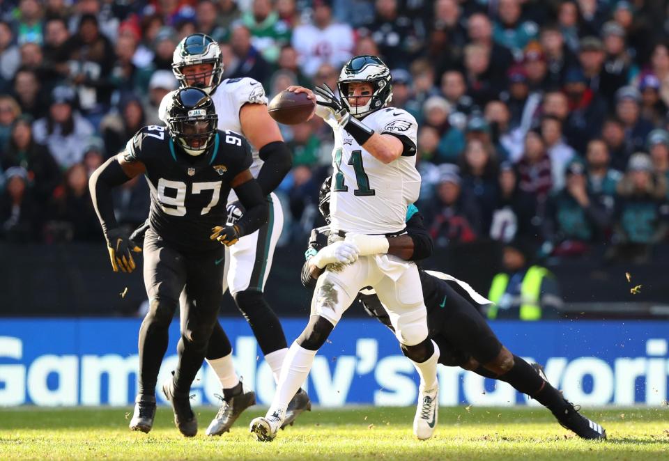  Philadelphia Eagles beat Jacksonville Jaguars 24-18 at Wembley on Sunday