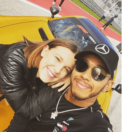  Brown and Hamilton both posted a selfie to their Instagram accounts