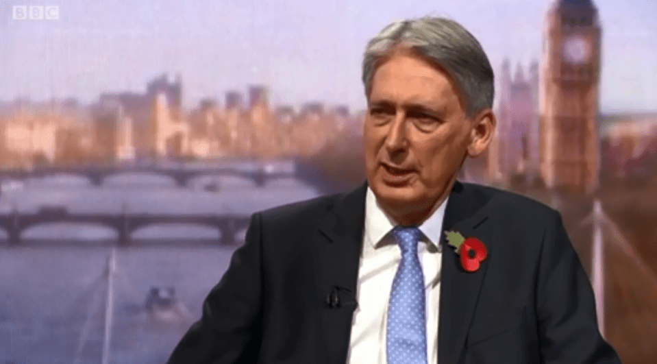  Philip Hammond dropped big hints that a change for Universal Credit could be on the cards