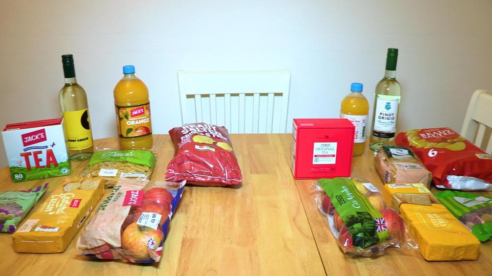  We compared Jack's products with similar Tesco items