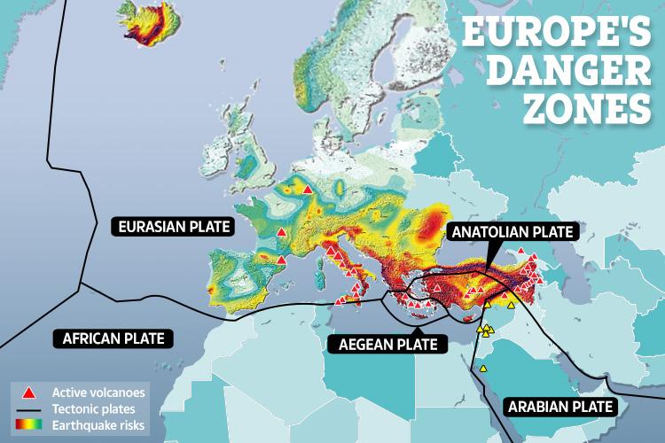  Greece, Italy and Turkey are regions particularly prone to earthquakes