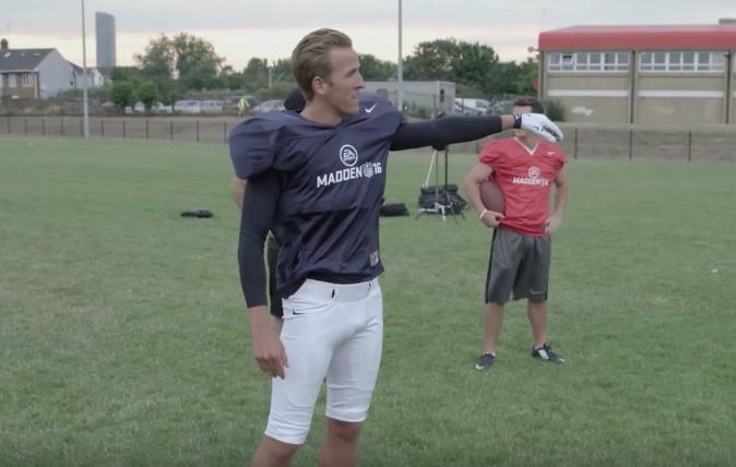  Harry Kane is an NFL fan and put his skills to the test in a Madden challenge a few years ago