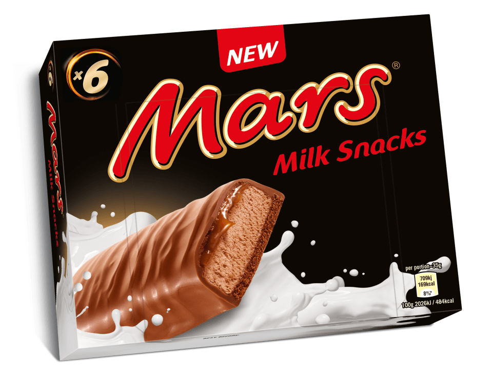 Mars’ new Milk Snacks are available to buy from Asda on October 13