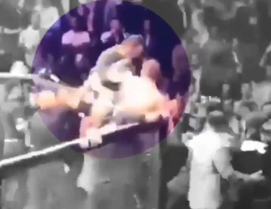  Conor McGregor appears to throw the first punch in the melee, based on new clip