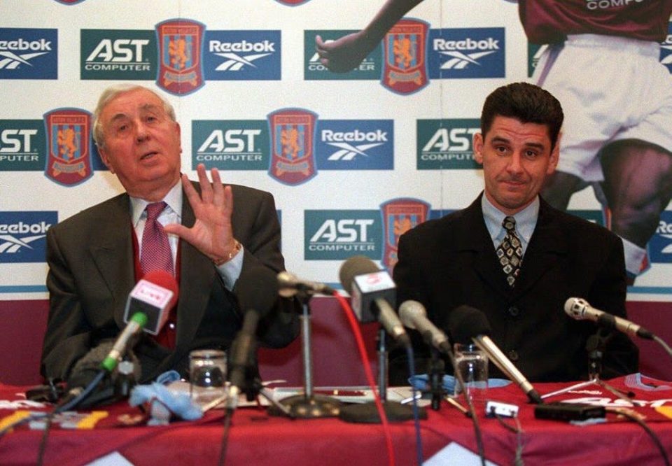  Sir Doug Ellis enjoyed two separate spells as Aston Villa chairman