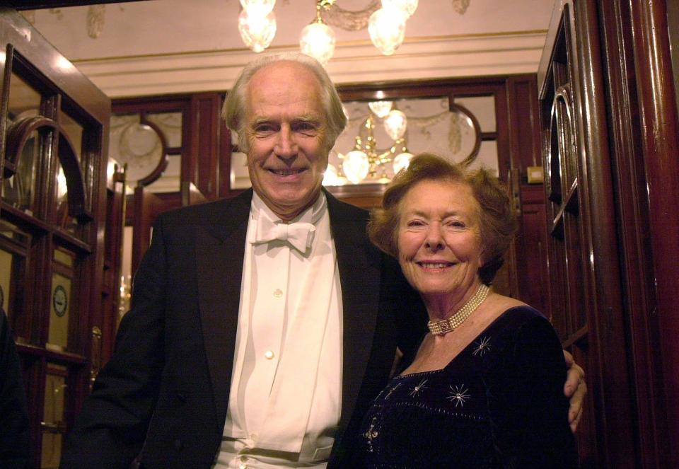  Sir George Martin, the Beatles' producer, and wife Lady Judy in 2001