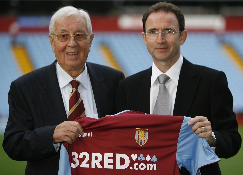  Sir Doug Ellis sold the club to Randy Lerner in 2006 with Martin O'Neill at the helm