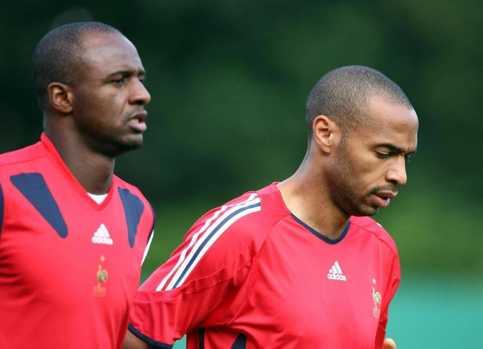  Henry will pit his wits against former Arsenal team-mate Patrick Vieira on December 8