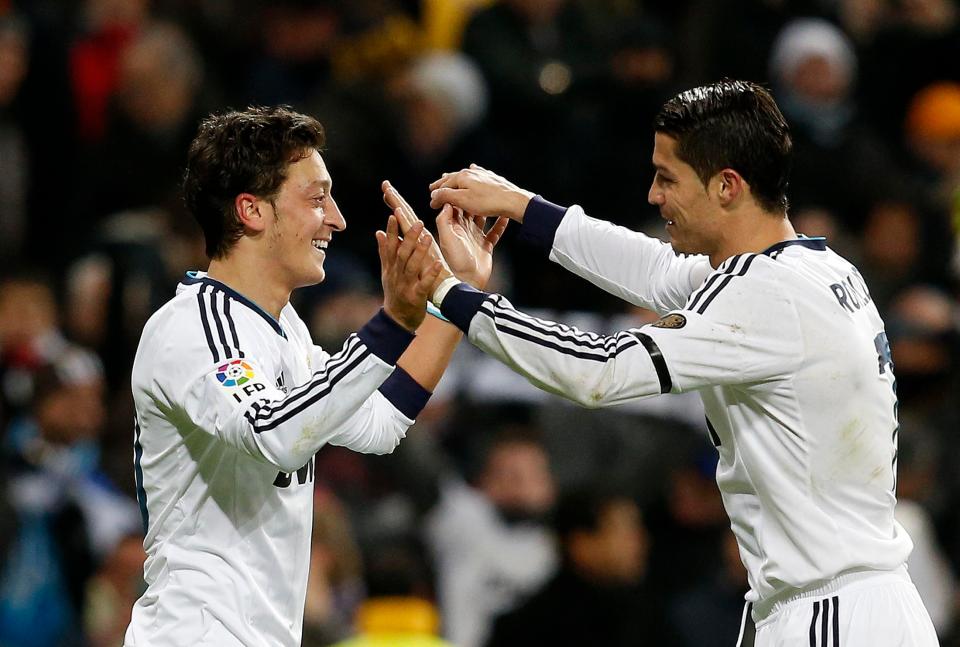  Ozil revealed the best player he has played alongside is Cristiano Ronaldo