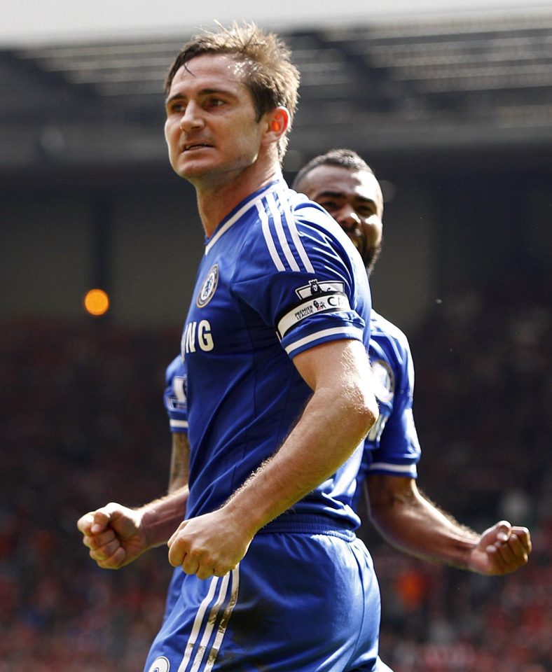  Frank Lampard was one of the best Chelsea players this century and won 106 caps