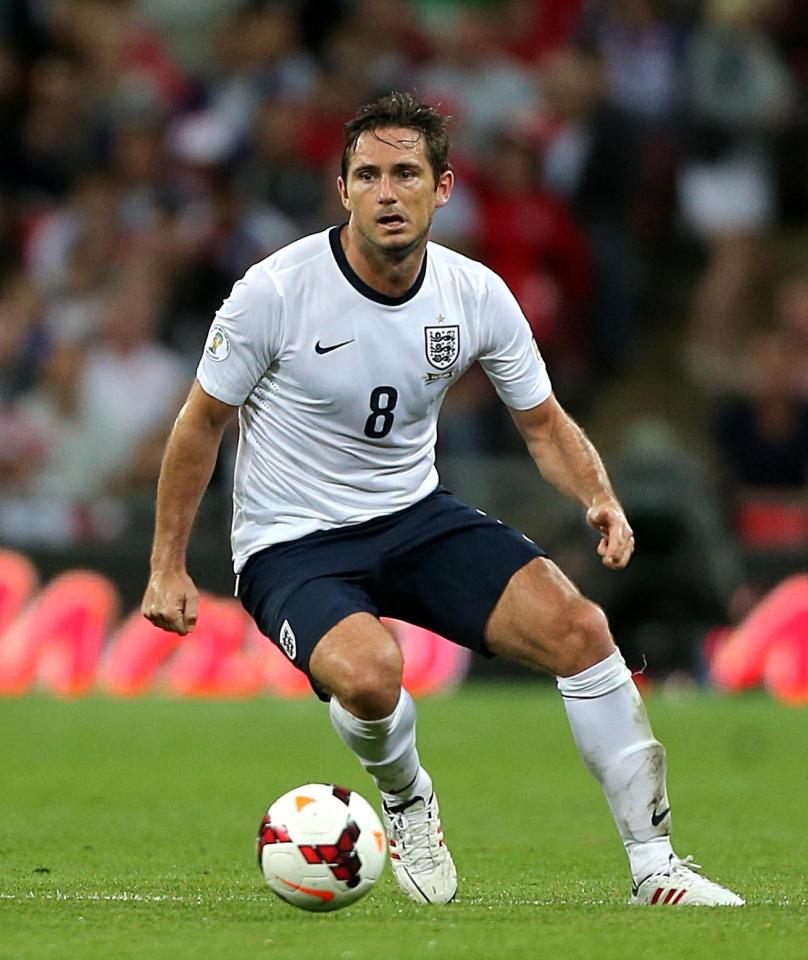  Mount's Derby boss Lampard played for England 106 times