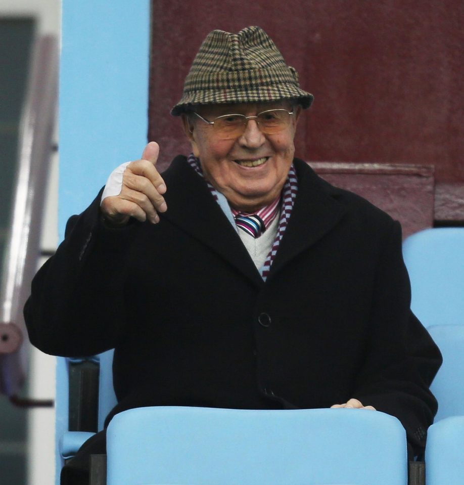  Former Aston Villa chairman Sir Doug Ellis has died aged 94