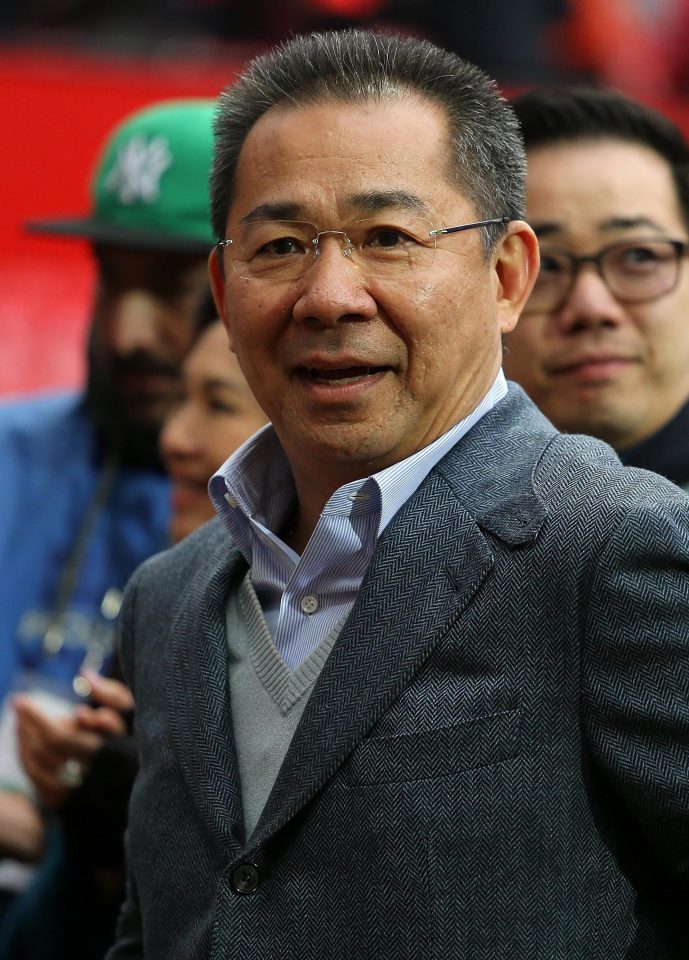  Vichai Srivaddhanaprabha bought Leicester City in 2010 and led them to the top of the Premier League