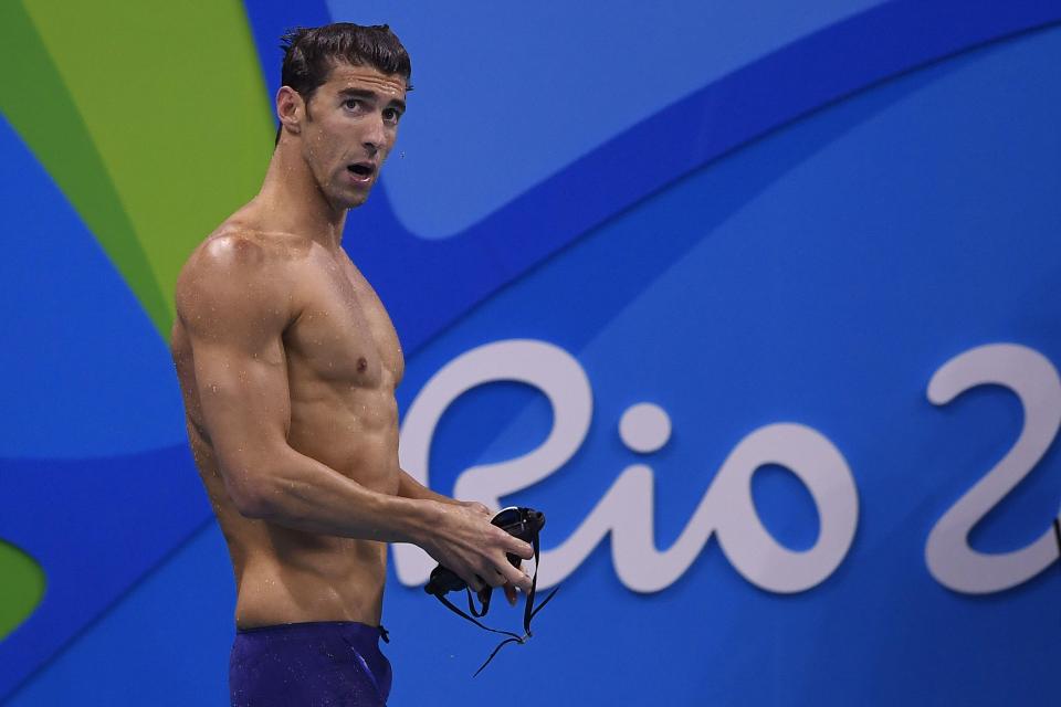  Michael Phelps needs so many calories because he spends so long in water - rather than on the ground