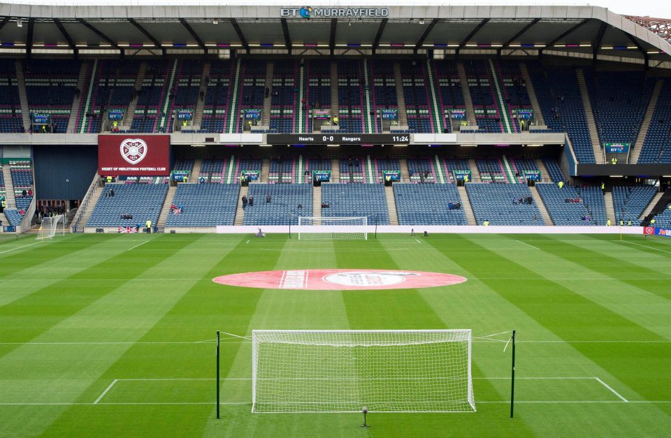  Murrayfield was chosen to host the semi-final to avoid two games at Hampden Park on the same day