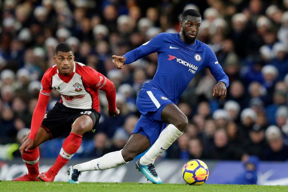  Bakayoko, right, was sent out on loan to AC Milan after a disappointing first season at Stamford Bridge