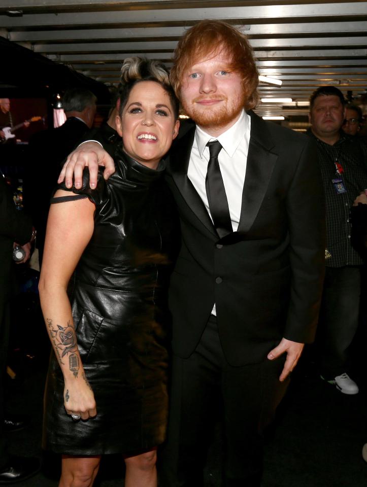  Amy Wadge and Ed Sheeran are close pals, having penned Thinking Out Loud together