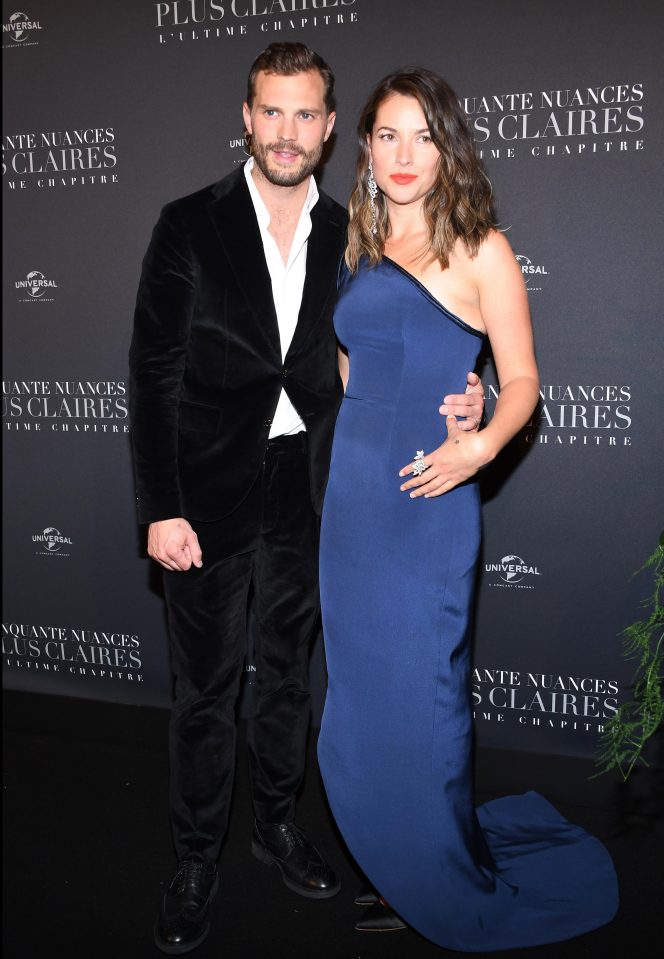  50 Shades of Grey's Jamie Dornan and wife Amelia Warner - who are expecting their third child