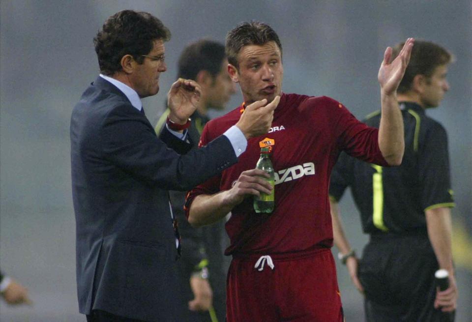  Antonio Cassano fell out with Roma boss Fabio Cappello after a big-money move from Bari