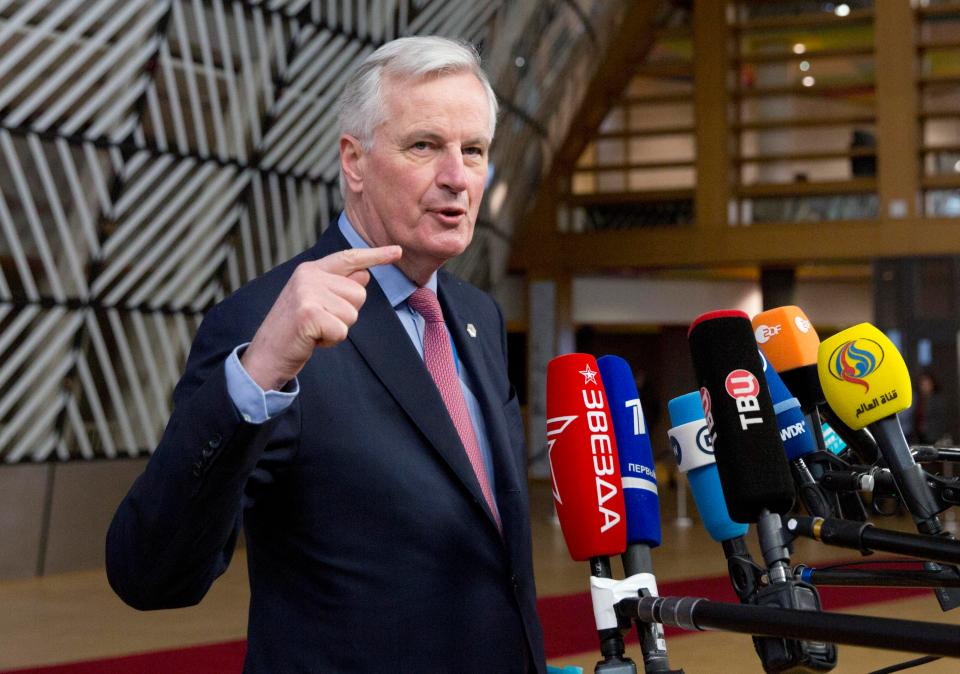  The documents are said to have been leaked from Michel Barnier's EU negotiating team